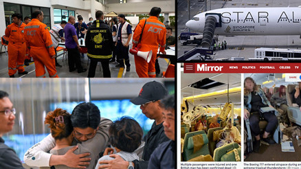 Havada cehennemi yaşadılar Şiddetli türbülansa giren yolcu uçağından gelen görüntüler kan dondurdu