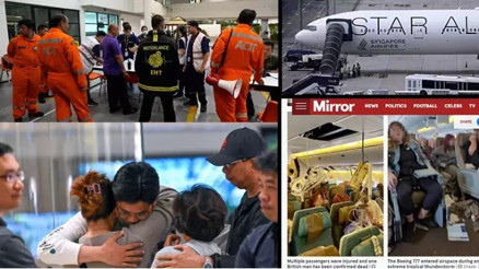 Türbülansa giren yolcu uçağı böyle görüntülendi