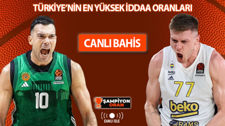 Euroleaguede Final-Four zamanı Panathinaikos-Fenerbahçe maçı Türkiyenin En Yüksek iddaa oranları ile Mislide... Euroleaguede Final-Four zamanı Panathinaikos-Fenerbahçe maçı Türkiyenin En Yüksek iddaa oranları ile Mislide...