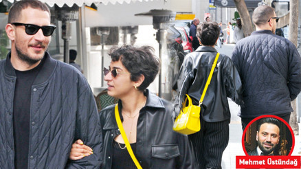 Tartışılan sevgililerin keyfi yerinde