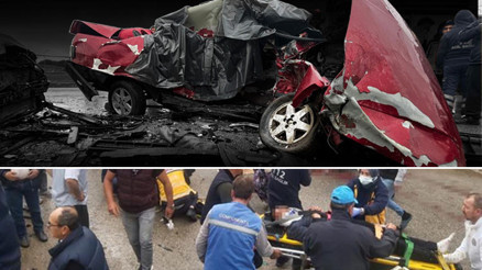 Bursada peş peşe kazalar: 5 kişi feci şekilde can verdi