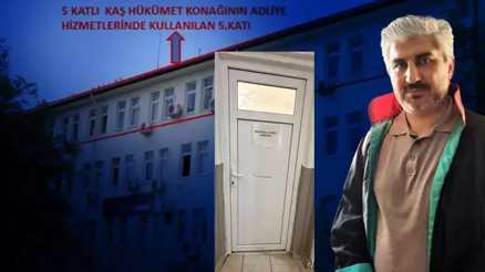 Kaş Adliyesinde tuvalet krizi çözüldü