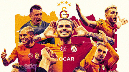 Süper Ligde şampiyon Galatasaray (Konyaspor 1-3 Galatasaray)