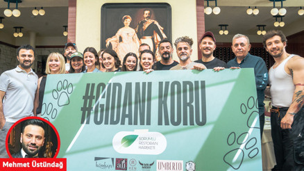 Ünlülerden  ‘gıdanı koru’ mesajı