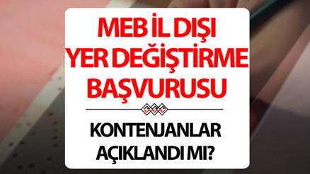 MEB İL DIŞI TAYİN BAŞVURUSU 6 HAZİRAN 2024: İl dışı atama ve ihtiyaç listesi yayımlandı mı, nereden bakılır Başvurular için son tarihe dikkat İşte iller arası yer değiştirme kılavuzu