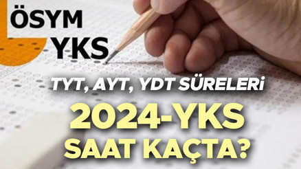 YKS ne zaman yapılacak, saat kaçta 2024 | TYT, AYT, YDT kaç dakika, YKSye kaç gün kaldı ÖSYM sınav takvimi: İşte üniversite sınavı (YKS) süresi ve saatleri bilgisi