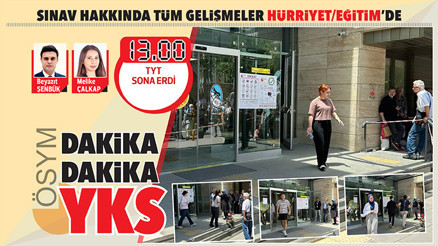 YKSnin ilk oturumu TYT tamamlandı