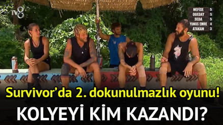 SURVIVOR DOKUNULMAZLIK OYUNU KİM KAZANDI 8 HAZİRAN: Dün akşam (8 Haziran) Survivorda dokunulmazlık kolyesini kim aldı 2. dokunulmazlığı alan isim belli oldu İstanbula gidecek...
