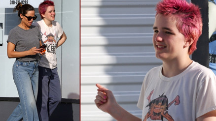 Bir saçının pembesi eksikti... Kim inanır ünlü oyuncunun kızı olduğuna