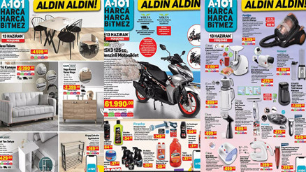 SATIŞTA A101 13 HAZİRAN 2024 KATALOĞU - AKTÜEL İNDİRİMLİ ÜRÜNLER🛒📌 || A101de bu hafta neler var A101 Motosiklet, Kamp Malzemeleri getiriyor...