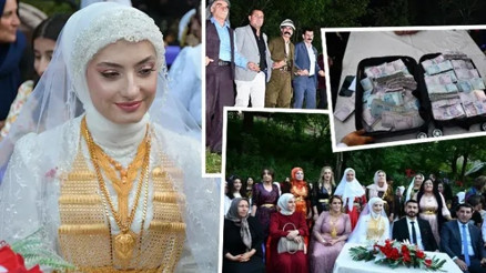 Şırnakta aşiret düğününde geline 2 kilo altın, damada 2,7 milyon lira