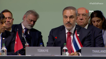 Dışişleri Bakanı Fidan, Ukrayna Barış Konferansında.... “Bu konferans köprüden önceki son çıkış olabilir”