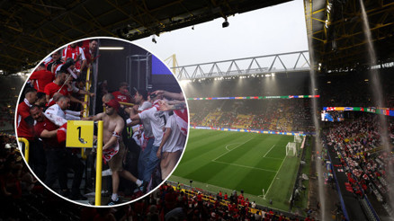 Türkiye - Gürcistan maçında yoğun yağmur ve taraftarlar arasında gerginlik