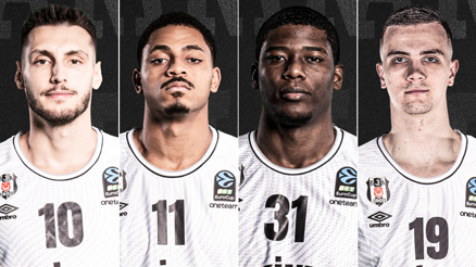 Beşiktaş Basketbolda 4 ayrılık