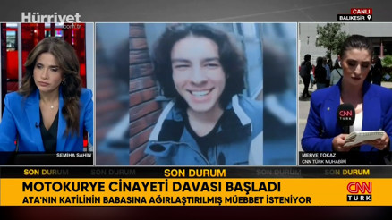Motokurye Ata Emre Akman cinayeti davası başladı