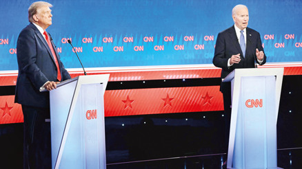 İlk TV düellosunu Trump kazandı: Bırak artık Joe