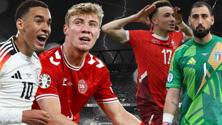 EURO 2024te sürpriz ve olayların gecesi İsviçre, 31 yıl sonra İtalyayı devirdi | Hava muhalefeti nedeniyle ara verilen maçta Almanya, Danimarka engelini aştı