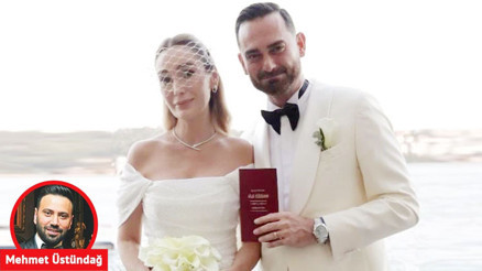 Çırağan Sarayı’nda evlendiler