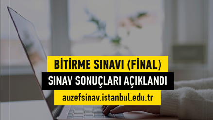 AUZEF SINAV SONUÇLARI SORGULAMA (GÖRÜNTÜLEME) EKRANI | İÜ AUZEF final (bitirme) sınav sonuçları açıklandı AUZEF bütünleme sınavları ne zaman