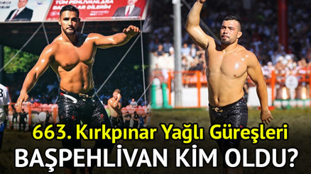 Kırkpınar Yağlı Güreşleri şampiyonu 2024 kim oldu, kim kazandı Son dakika Kırkpınarda 663. başpehlivan belli oldu Kırkpınar Yağlı Güreşleri şampiyonu 2024 kim oldu, kim kazandı Son dakika Kırkpınarda 663. başpehlivan belli oldu
