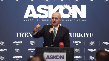 Numan Kurtulmuştan ABDdeki iş insanlarına mesaj  Türkiye’nin ihracatında iki numara ABD