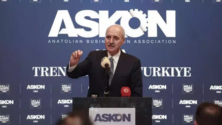 TBMM Başkanı Kurtulmuş, ABD’de faaliyet gösteren iş insanlarıyla bir araya geldi