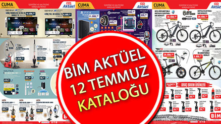 RAFLARA GELDİ BİM AKTÜEL 12 TEMMUZ 2024 - İNDİRİMLİ ÜRÜNLER- KATALOĞU || Bu hafta BİMe gelecek ürünler neler BİM Karavan SATIŞTA