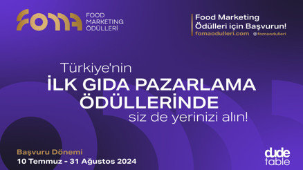 Dude Table, gıda pazarlamasına FOMA ile ödül verecek Dude Table, gıda pazarlamasına FOMA ile ödül verecek