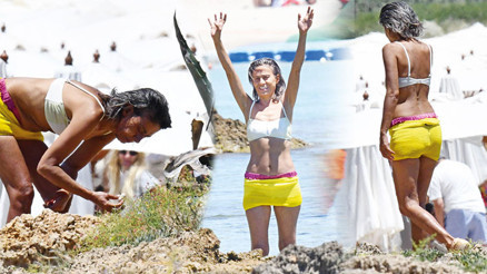 Plajın renkli Yıldız’ı