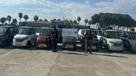 Ticaret Bakanlığı kaçak araçları yakaladı