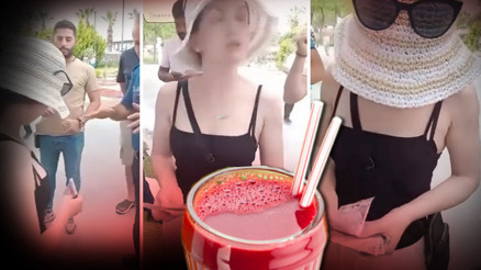 2 bardak nar suyu alan turist 1200 TL ödedi, olay yerine gelen ekipler parasını iade ettirdi