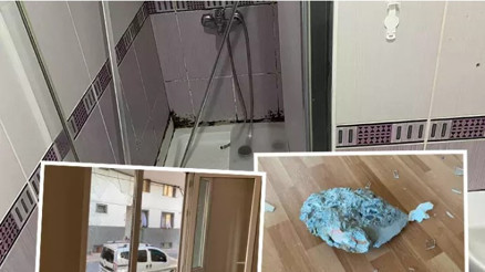 İstanbul Kağıthane’de bir kiracı, boşalttığı evi adeta talan etti