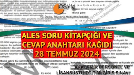 ALES SORULARI VE CEVAP ANAHTARI GÖRÜNTÜLEME EKRANI (PDF) || ALES 2 cevap anahtarı nereden, nasıl görüntülenir ÖSYM ALES soru kağıdı ve cevap anahtarı kağıdı 2024 ALES SORULARI VE CEVAP ANAHTARI GÖRÜNTÜLEME EKRANI (PDF) || ALES 2 cevap anahtarı nereden, nasıl görüntülenir ÖSYM ALES soru kağıdı ve cevap anahtarı kağıdı 2024