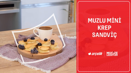 Muzlu mini krep sandviç tarifi | Mucize Lezzetler