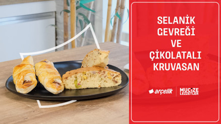 Selanik gevreği ve çikolatalı milföy kruvasan tarifi | Mucize Lezzetler