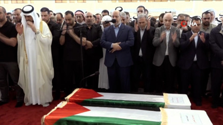 Haniye için Doha’da cenaze töreni