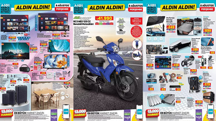 SATIŞTA A101 AKTÜEL 8 AĞUSTOS 2024 KATALOĞU- İNDİRİMLİ ÜRÜNLER 📌🛒|| A101 katalog bu hafta neler getiriyor A101de bu hafta Benzinli Motosiklet var SATIŞTA A101 AKTÜEL 8 AĞUSTOS 2024 KATALOĞU- İNDİRİMLİ ÜRÜNLER 📌🛒|| A101 katalog bu hafta neler getiriyor A101de bu hafta Benzinli Motosiklet var