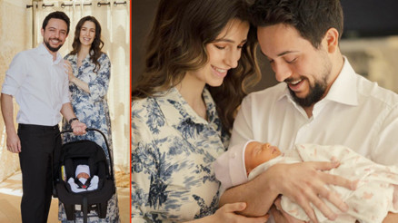 İlk aile pozu... Kızıyla aynı gün doğan tüm bebeklere altın dağıttı