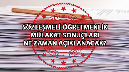 ÖĞRETMEN MÜLAKAT SONUÇLARI SORGULAMA 16 AĞUSTOS 2024 || MEB sözleşmeli öğretmenlik ataması mülakat sonuçları açıklandı mı, ne zaman belli olacak 20 bin öğretmen ataması sözlü sınav sonuçları nasıl öğrenilir