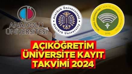 Anadolu Üniversitesi AÖF, ATA AÖF, AUZEF kayıtları nasıl yapılır Açıköğretim üniversite kayıtları 2024 ne zaman İşte kayıt takvimi...