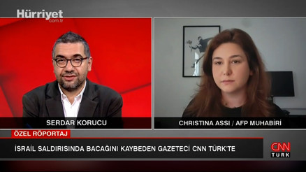 İsrail saldırısında bacağını kaybeden gazeteci CNN Türk’e konuştu: Adalete inanmıyorum