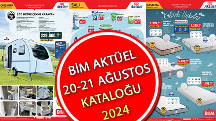 KARAVAN BUGÜN SATIŞA BİM AKTÜEL 21 AĞUSTOS KATALOĞU 2024- İNDİRİMLİ ÜRÜNLER || 🛒📌 Bimde bu hafta neler var BİM kataloğu bu hafta Çekme Karavan getiriyor...