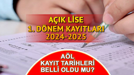 MEB AÖL 1. DÖNEM İLK KAYIT VE KAYIT YENİLEME TAKVİMİ BİLGİSİ || 2024-2025 Açık lise (AÖL) yeni dönem kayıtları ne zaman başlayacak AÖL kayıt ücreti ne kadar