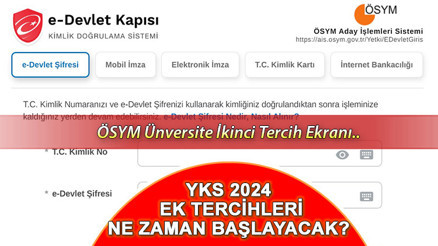 YKS EK TERCİH 2024 TAKVİMİ || Üniversite ikinci yerleştirme YKS ek tercihleri ne zaman, ayın kaçında başlayacak YKS ek tercih kılavuzu yayınlandı mı, kontenjan ve boş kadrolar belli oldu mu YKS EK TERCİH 2024 TAKVİMİ || Üniversite ikinci yerleştirme YKS ek tercihleri ne zaman, ayın kaçında başlayacak YKS ek tercih kılavuzu yayınlandı mı, kontenjan ve boş kadrolar belli oldu mu