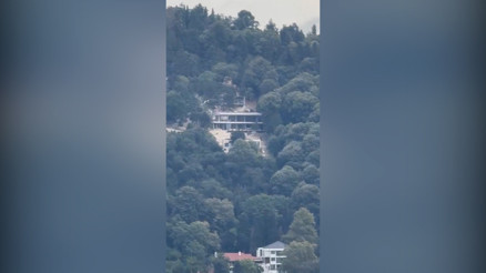 Vaniköy sırtlarındaki villa inşaatı durduruldu Vaniköy sırtlarındaki villa inşaatı durduruldu