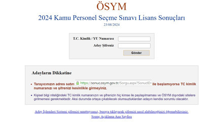 KPSS LİSANS SONUÇLARI (TIKLA-SORGULA-HIZLI ÖĞREN) || 2024 ÖSYM KPSS sonuçları açıklandı AİS ve E-DEVLET Giriş ekranı ile puan durumu sorgula