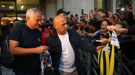 Fenerbahçeye Rizede coşkulu karşılama