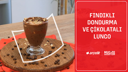 Fındıklı dondurma ve sürülebilir çikolatalı lungo tarifi | Mucize Lezzetler