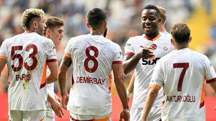 Galatasaraydan Adana Demirspor kalesine 37 dakikada 4 gol Rekabet tarihinde bir ilk yaşandı