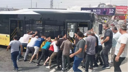 Avcılar’da İETT otobüsü kazası D-100 kara yolu trafiğe kapandı